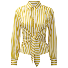 Karmamia Lee Skjorte, Yellow Stripe